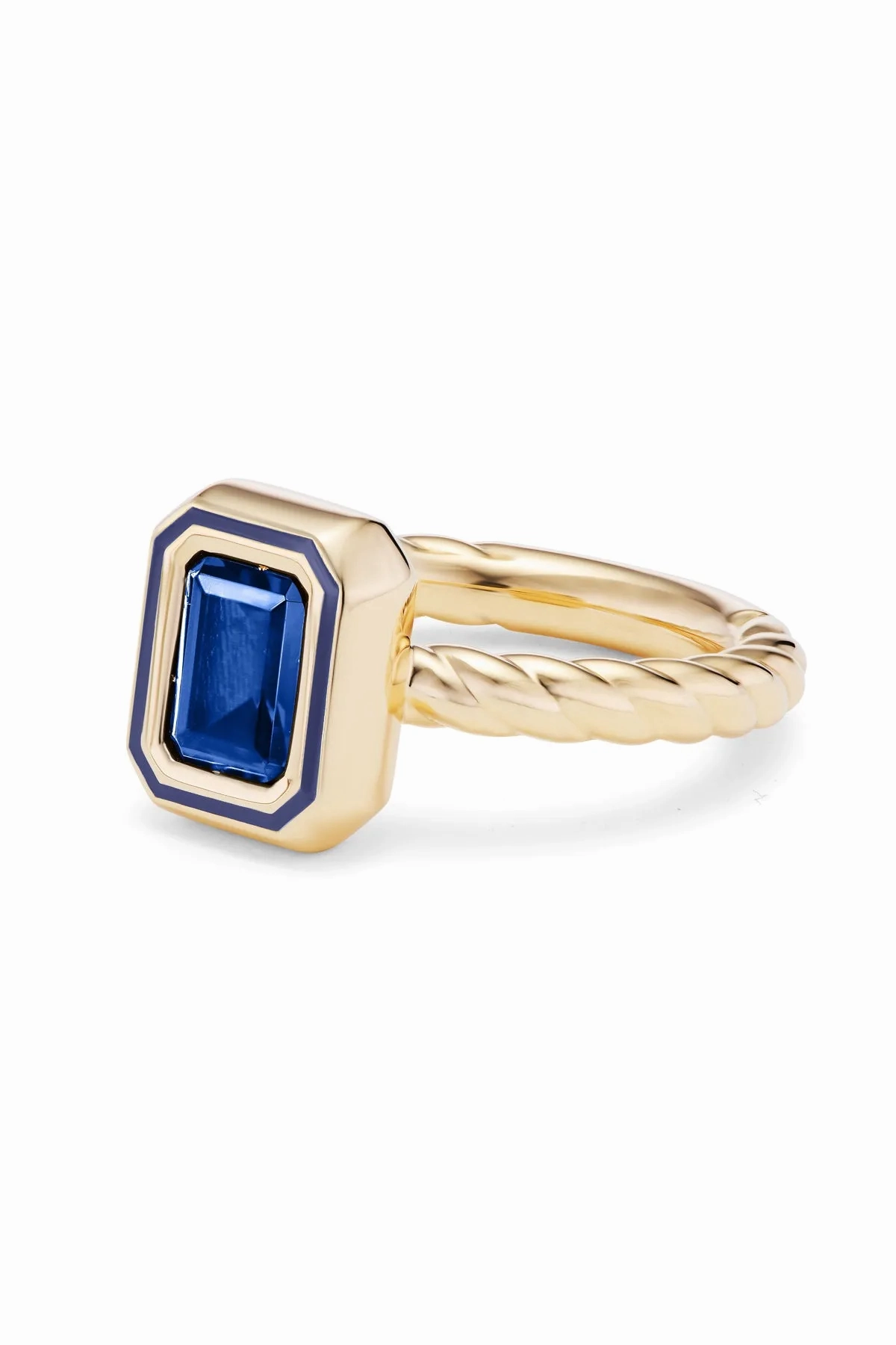 Madison Rectangle Bezel Stack Ring