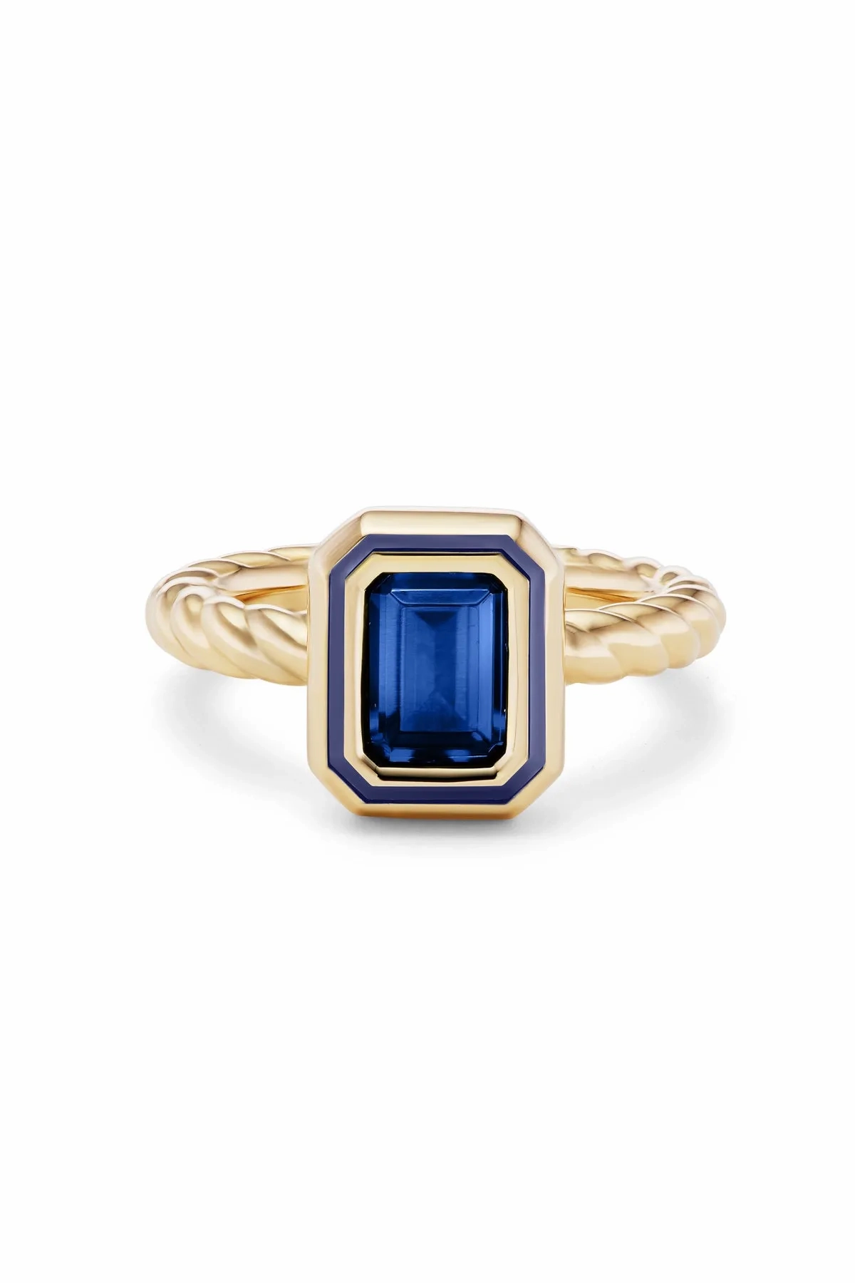 Madison Rectangle Bezel Stack Ring