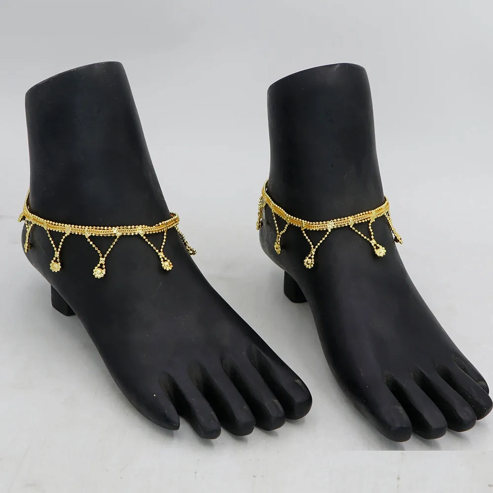 Mahavir Gold Plated Payal / Anklet