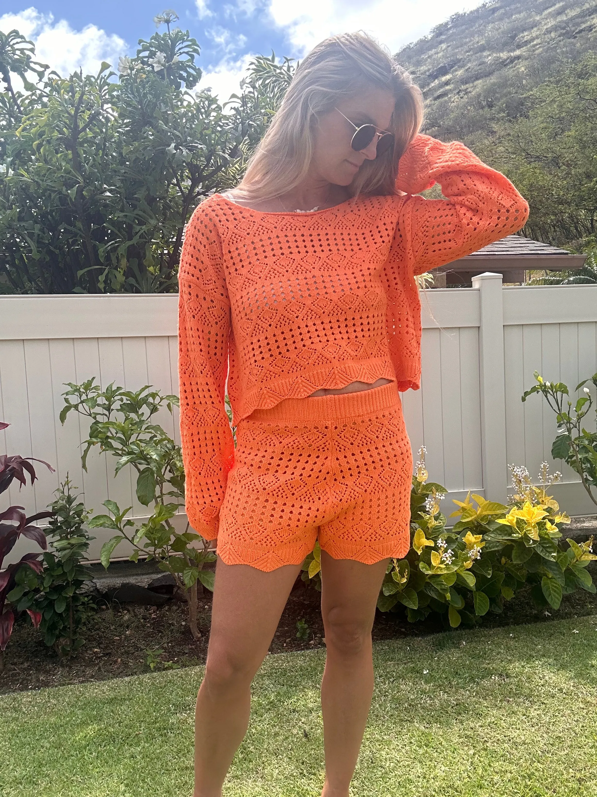 Make My Day Häkel-Strick-Kurzshorts
