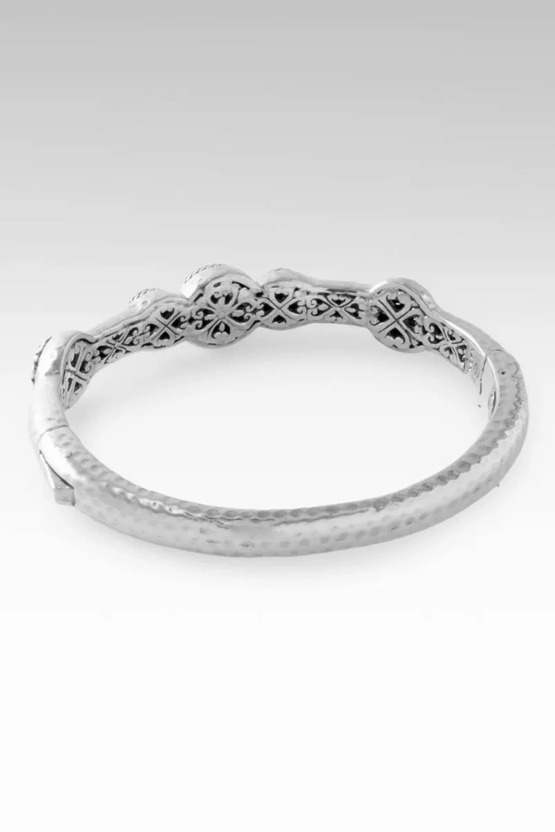 Make Your Light Shine Bangle? in Odyssey Black Knight? Mystic Quartz &amp; Black Spinel