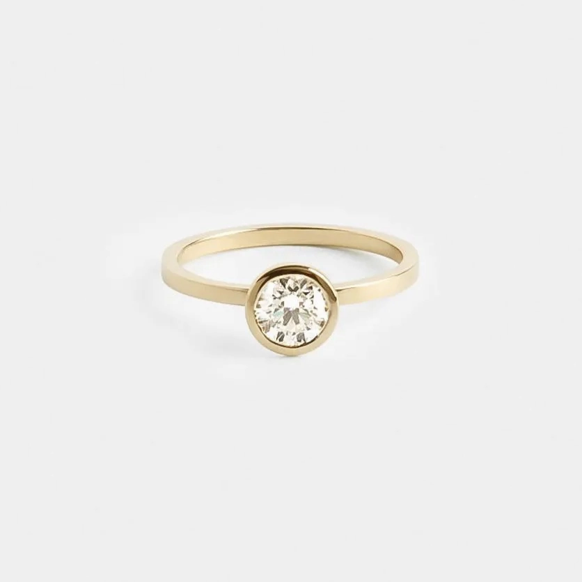 Mana Ring with 1.00ct Lab-grown Diamond in Gold