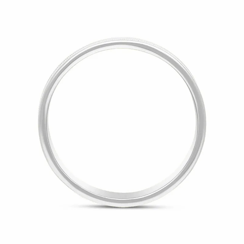 Marco Bicego Uomo 18ct White Gold Unisex Wide Ring D