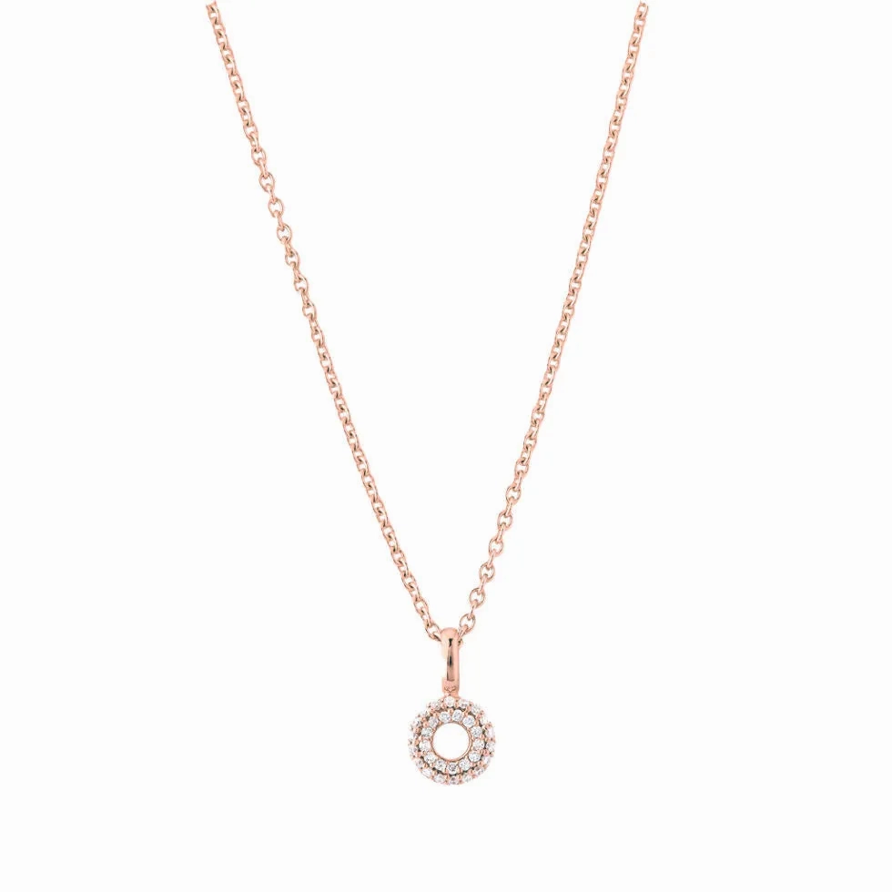 Matin 18K Rosegold Pendant w. 31 Diamonds