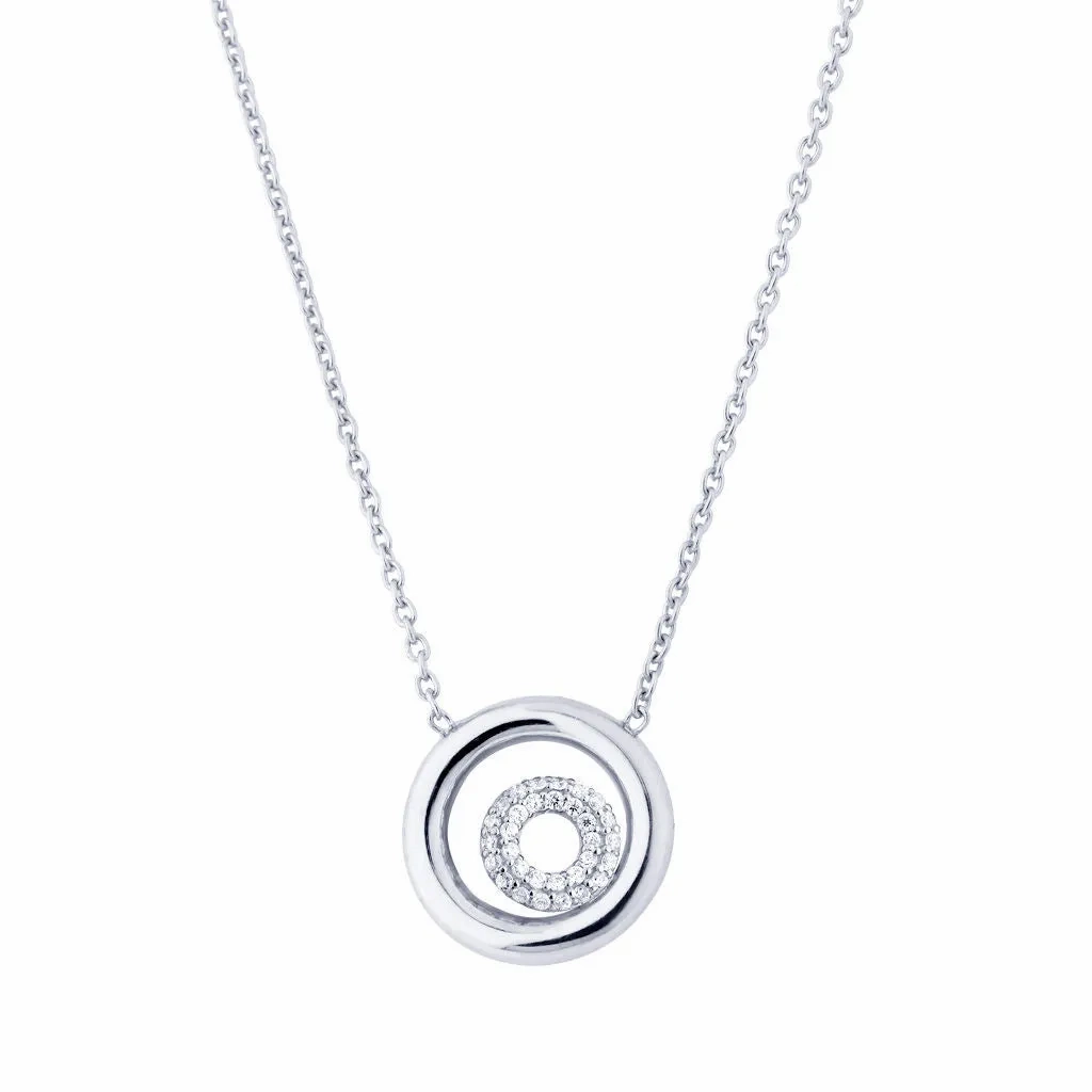 Matin 18K Whitegold Necklace w. 31 Diamonds