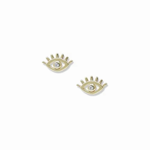 Mel Soldera Evil Eye Lash Studs