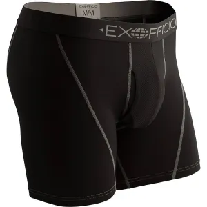 Herren Give-N-Go Sport Mesh Boxershorts 6 Zoll in Einfarbig Schwarz
