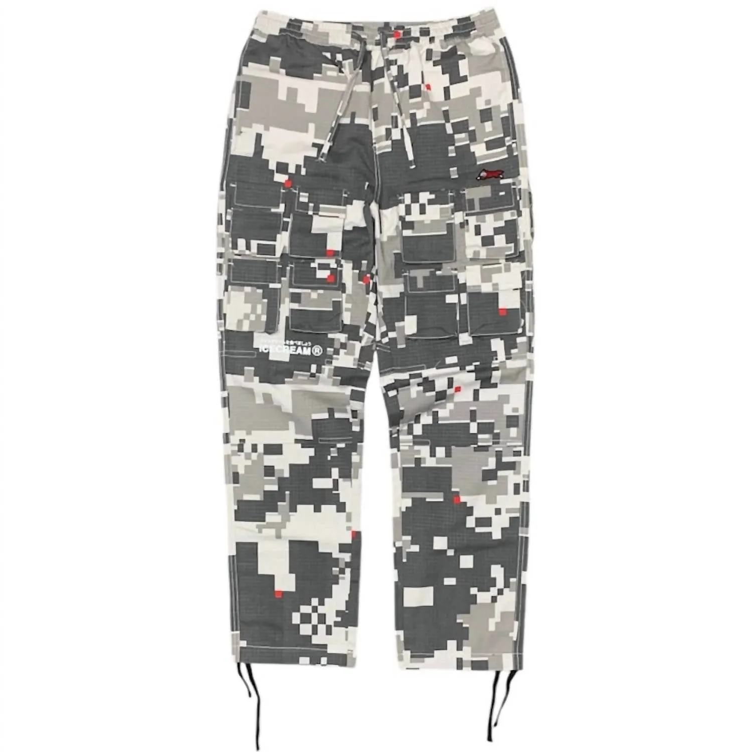 Herren Cargo-Hose mit Lochmuster in Windspiel-Optik