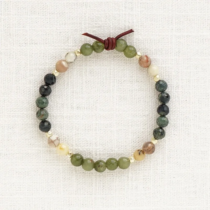 Military Family Mini Bracelet - Green | Military Tribute Bracelet