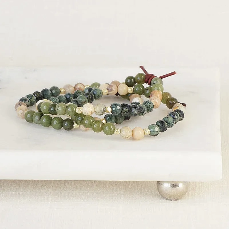 Military Family Mini Bracelet - Green | Military Tribute Bracelet