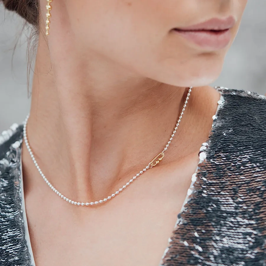 Milkyway 18K Gold &amp; Silver Necklace