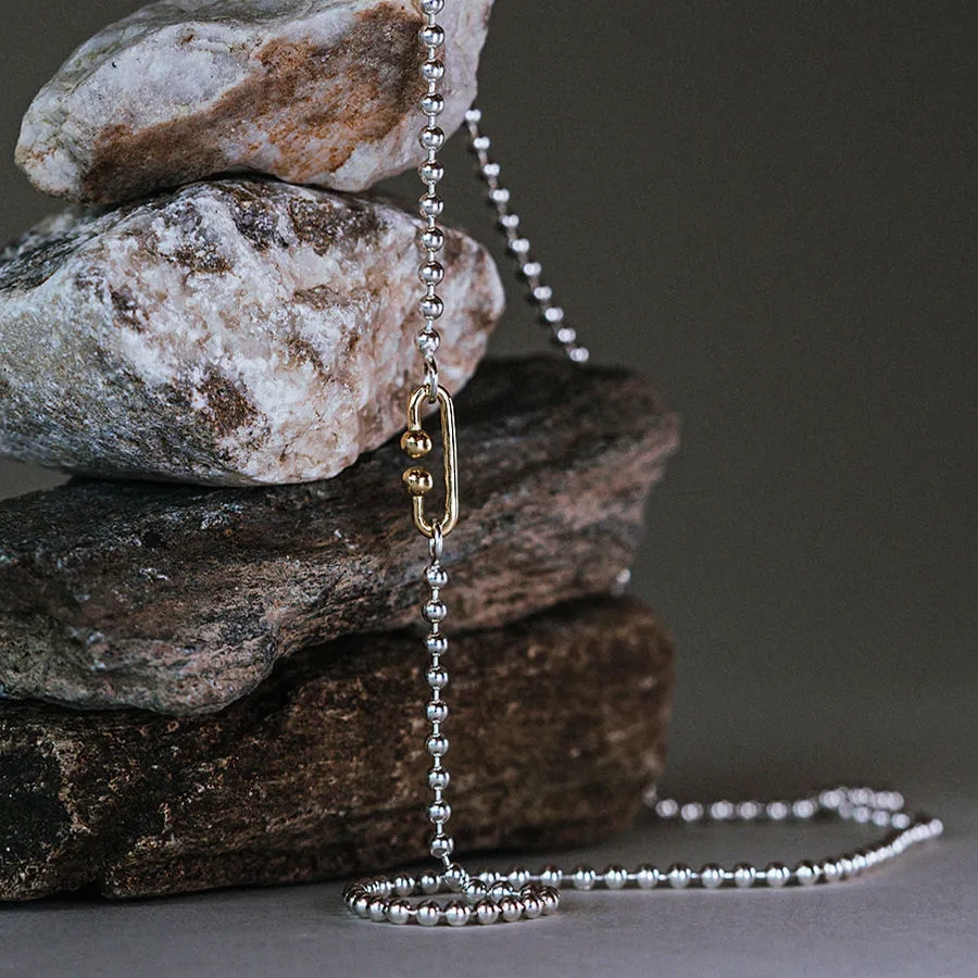 Milkyway 18K Gold &amp; Silver Necklace