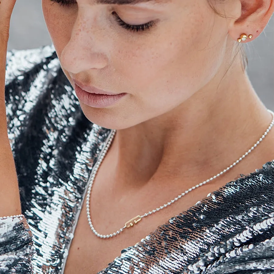Milkyway 18K Gold &amp; Silver Necklace