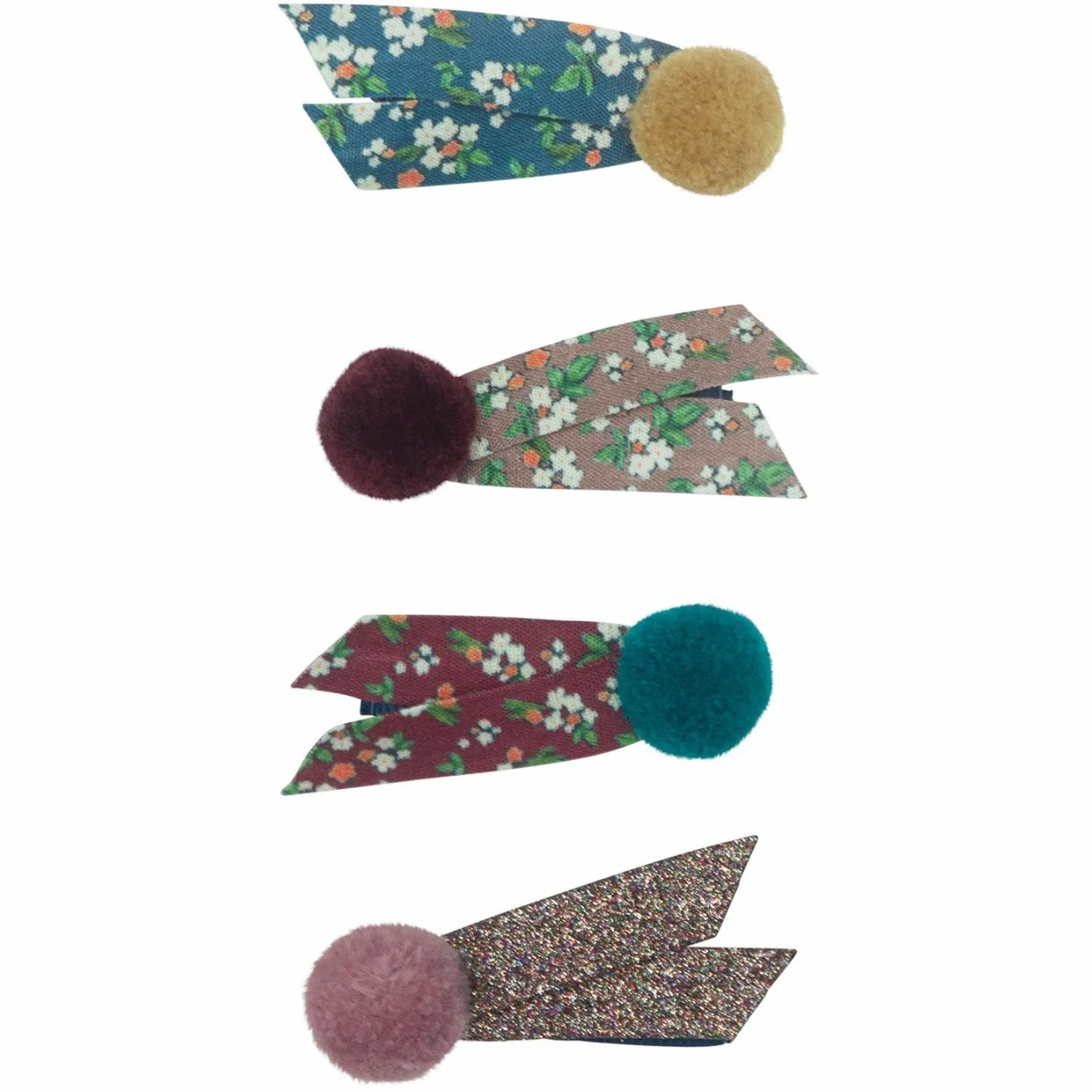 Mimi &amp; Lula 4 Hairclips - Pom Pom Into the Woods