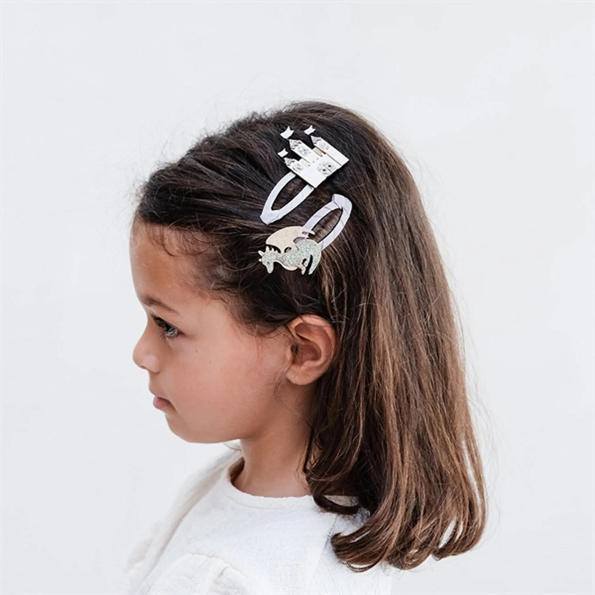 Mimi &amp; Lula 4 Hairpins Dragon And Princess Fairytale