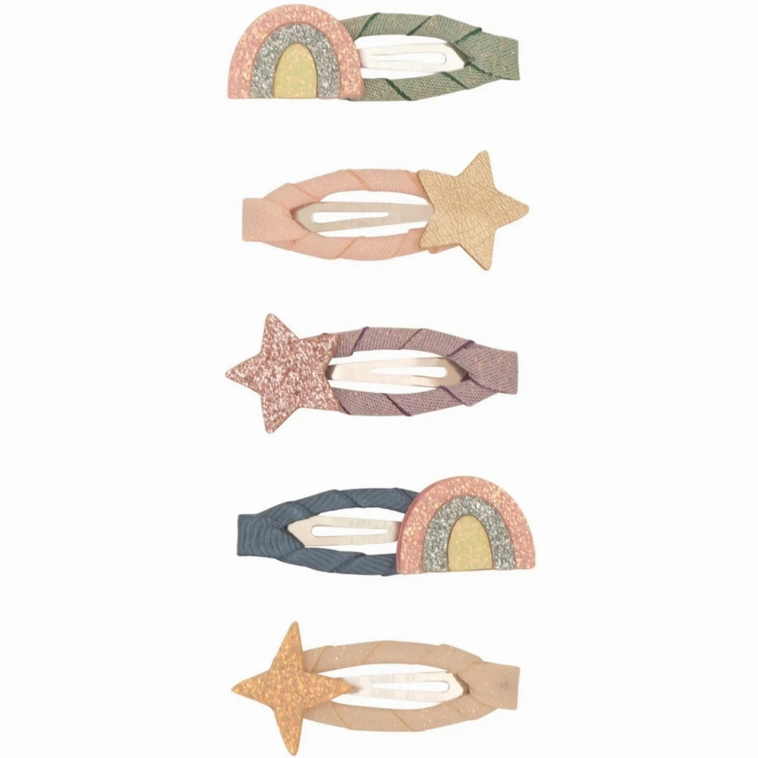 Mimi &amp; Lula 5 Hair Clips - Mini Rainbow &amp; Star Dreamland