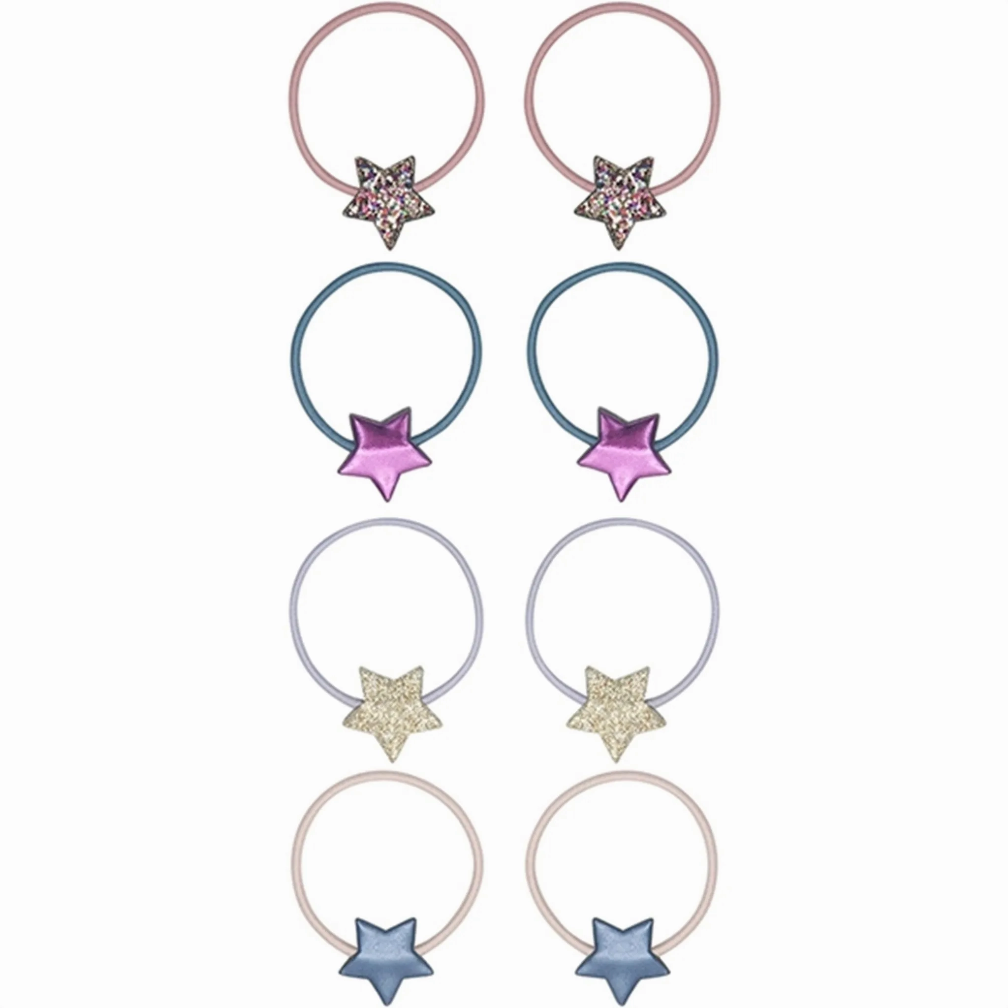 Mimi &amp; Lula 8 Hair Ties Mini Star Ziggy