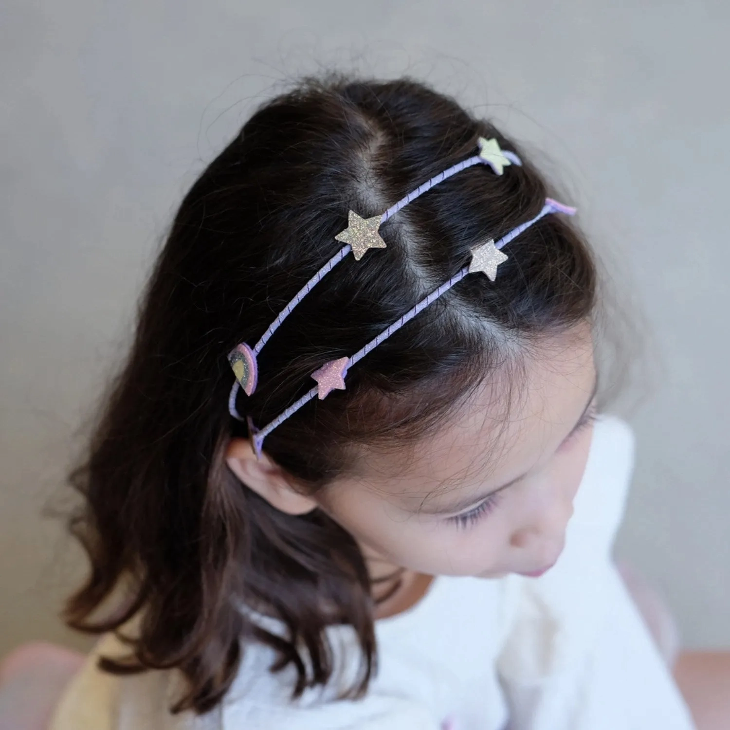 Mimi &amp; Lula Double Headband - Rainbow &amp; Star Dreamland