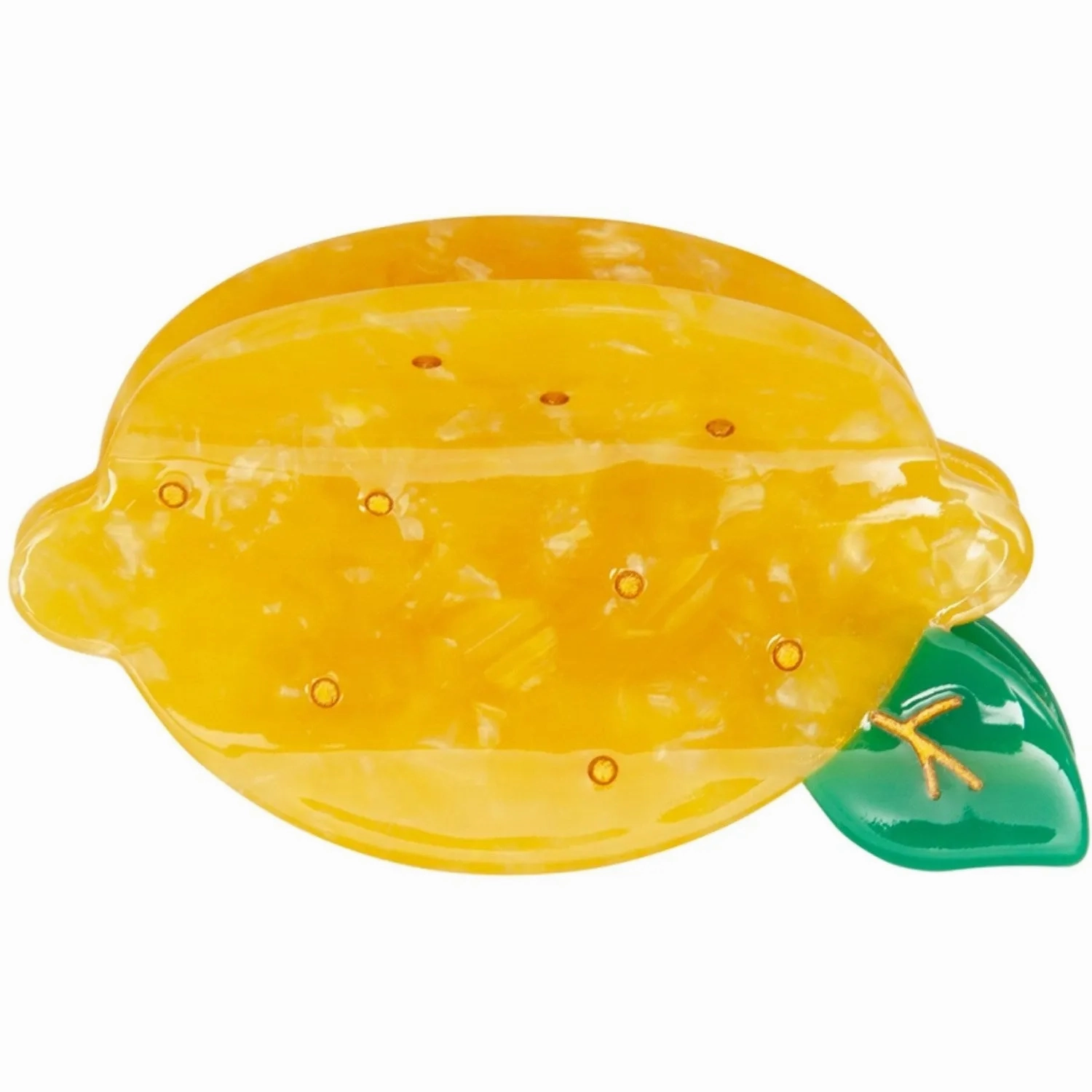 Mimi &amp; Lula Large Hair Clip - Lemon Acetate Amalfi