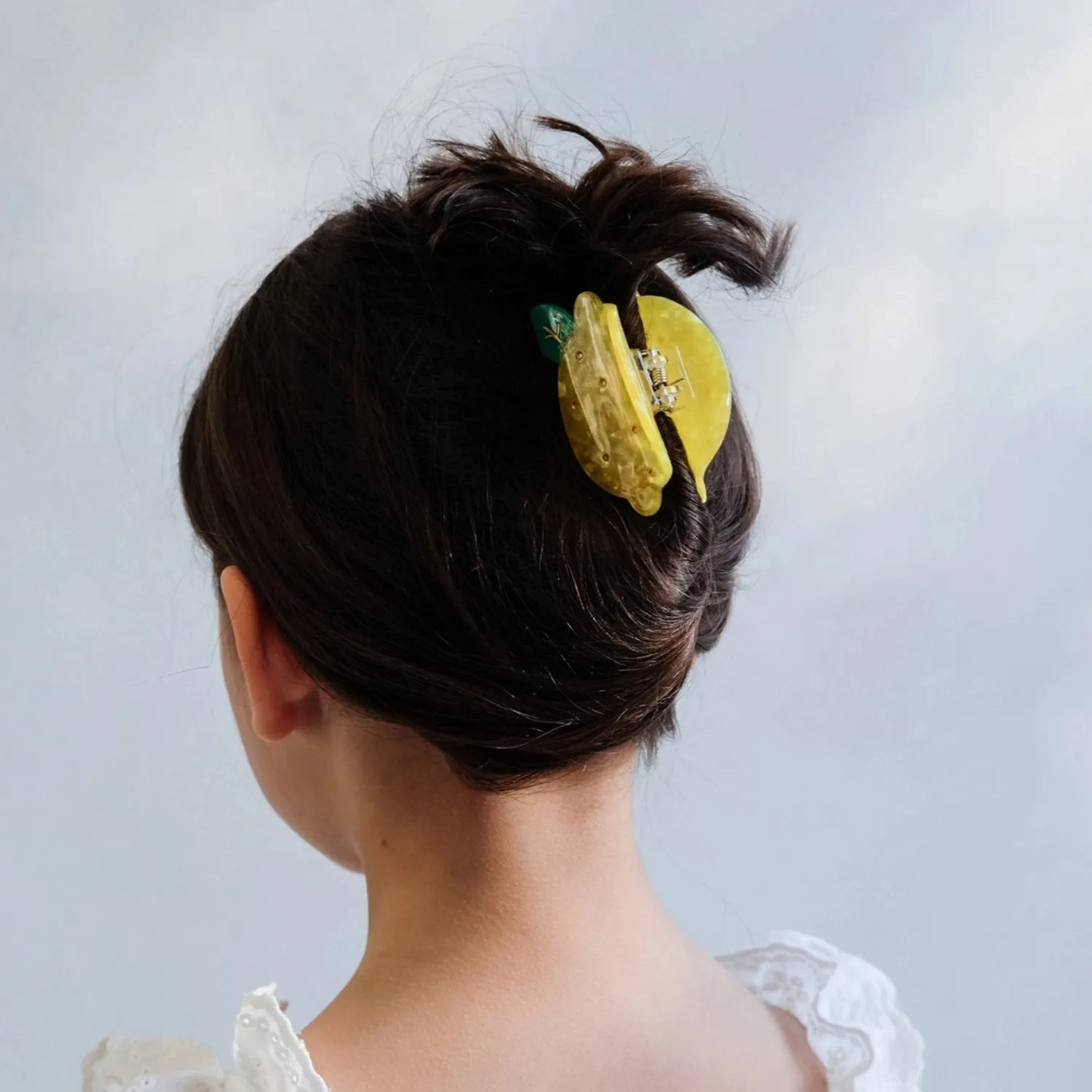 Mimi &amp; Lula Large Hair Clip - Lemon Acetate Amalfi