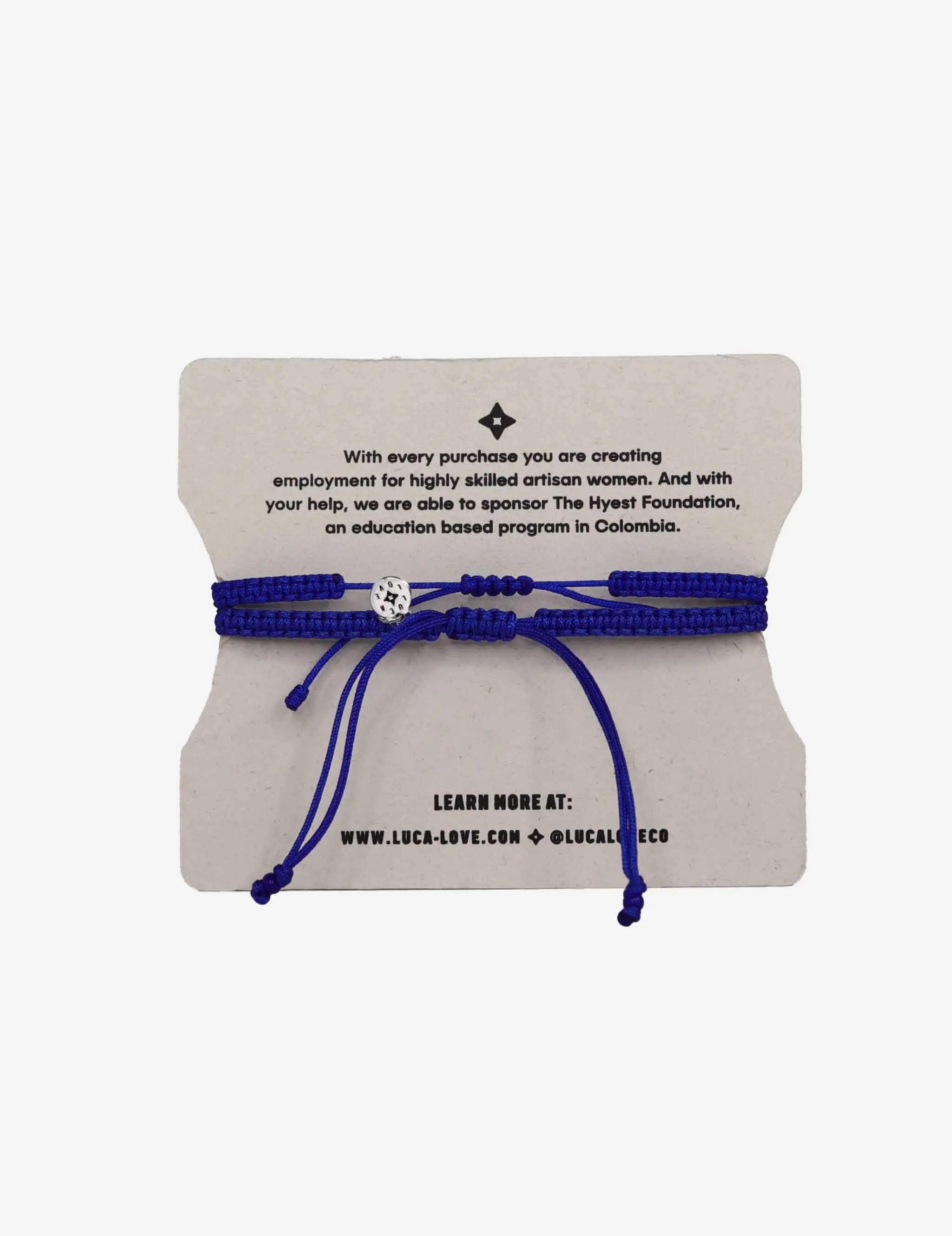 Mini &amp; Me: Blue Eye Threaded Matching Set