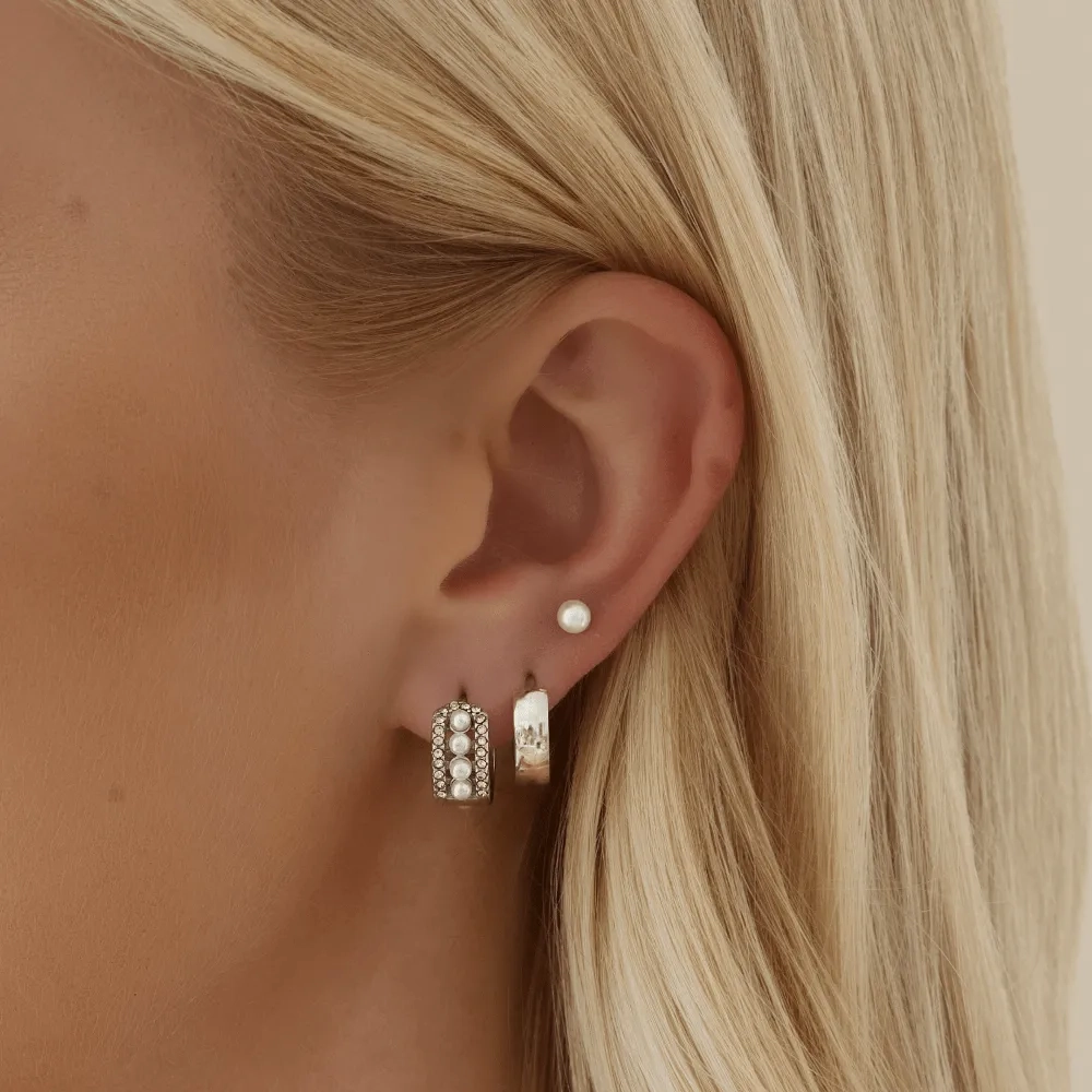 Mini Pearl Stud Earrings