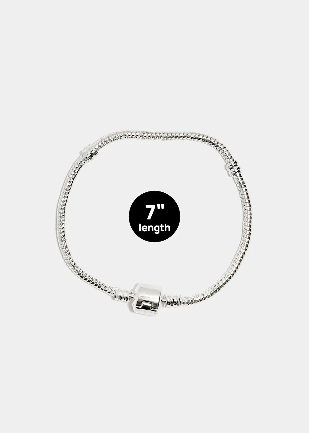 Miss A Bead Charm Bracelet - Plain Clasp