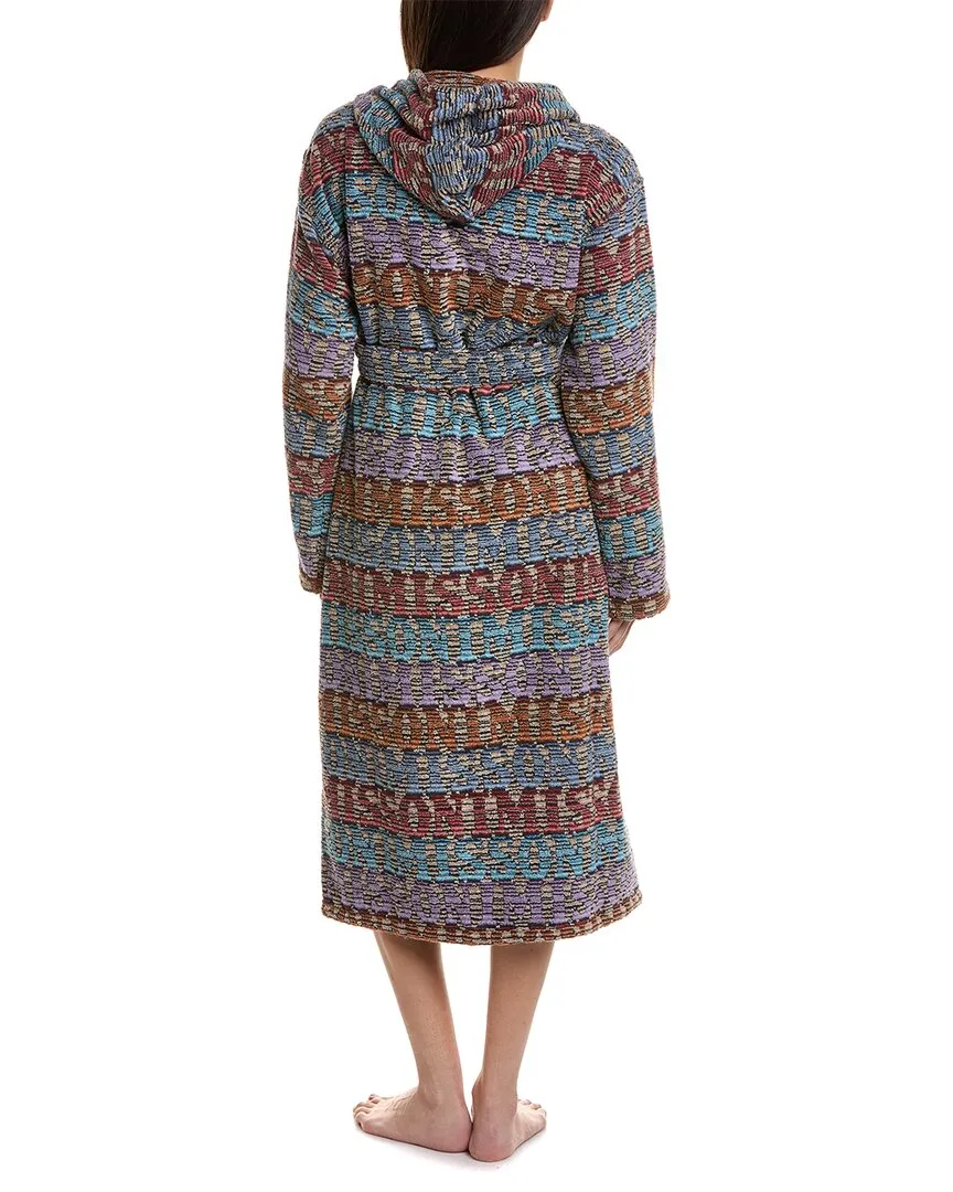 Missoni Home Blake Bademantel mit Kapuze