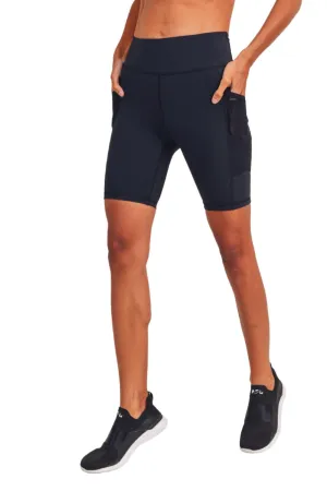 Mono B Sweetheart Reißverschluss Rücken Highwaist Biker Shorts APH8106
