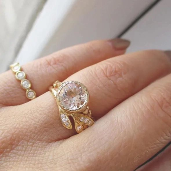 Morganite Bloom Ring