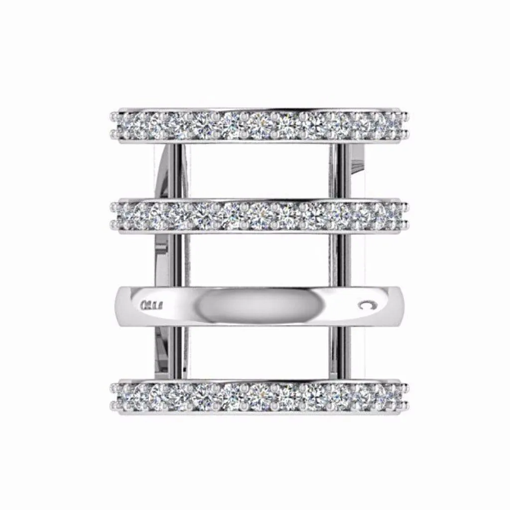 Multi Band Diamond Ring 18K Gold