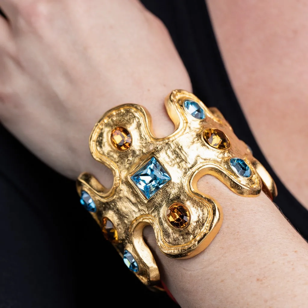 Multi Topaz Cuff