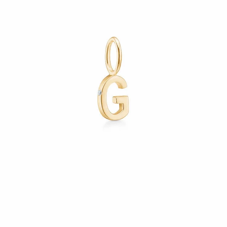 My G 18K Gold Pendant w. Diamond