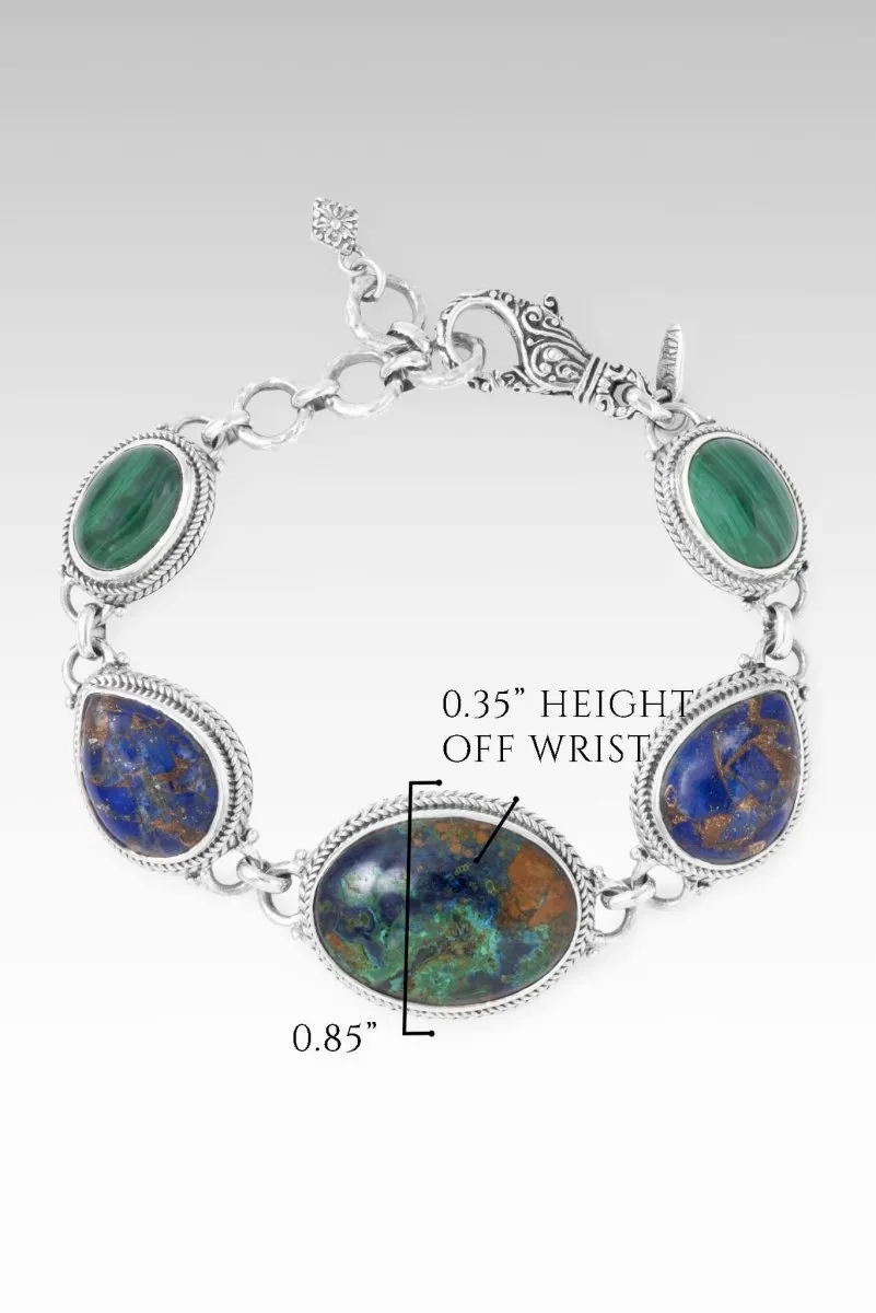 My Peace Bracelet? in Azurite Malachite, Lapis &amp; Malachite