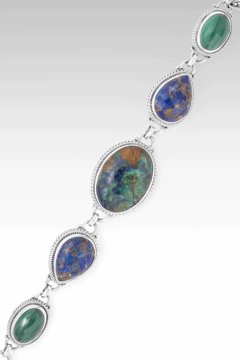 My Peace Bracelet? in Azurite Malachite, Lapis &amp; Malachite