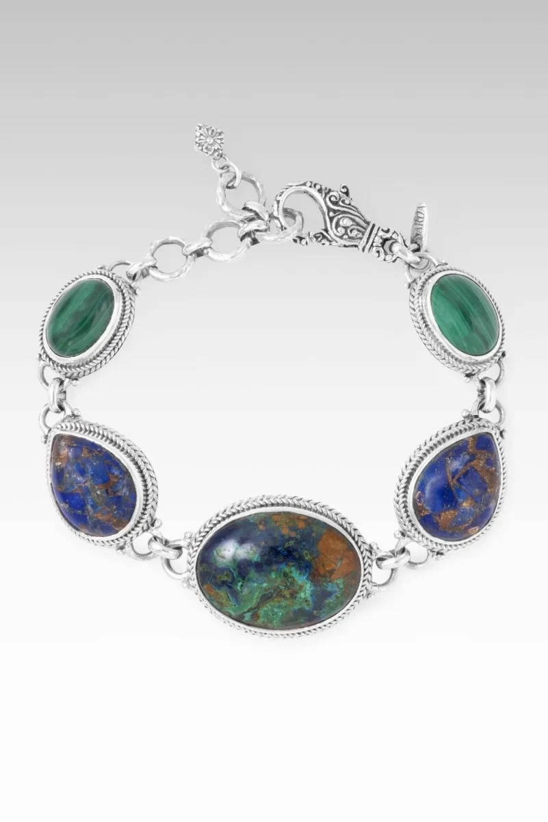 My Peace Bracelet? in Azurite Malachite, Lapis &amp; Malachite