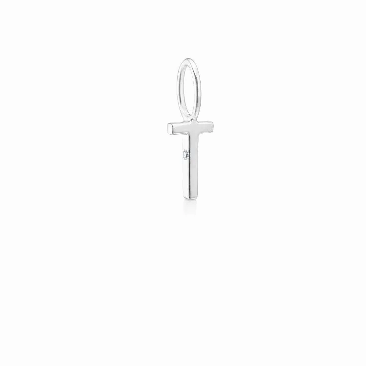 My T 18K Whitegold Pendant w. Diamond
