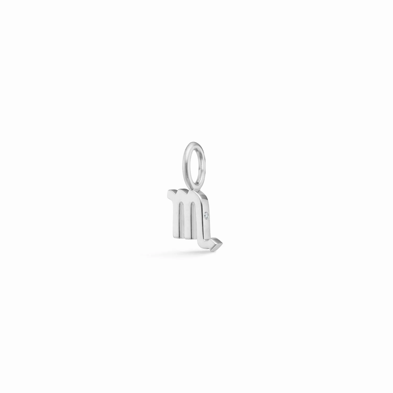 My Zodiac Scorpio 18K Whitegold Pendant w. Diamonds