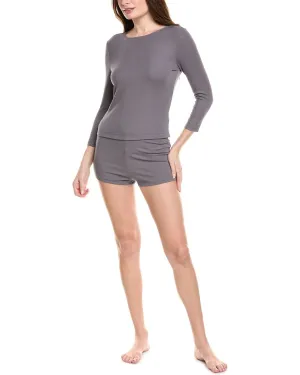 Natori 2-teiliges Rippen-Essentials-Pyjama-Set