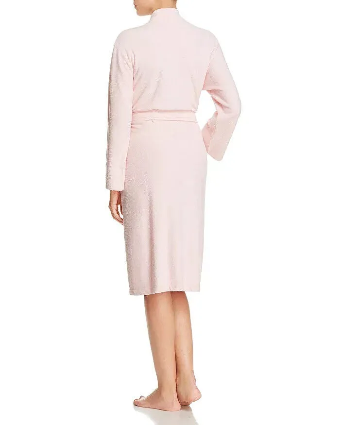 Natori Nirvana Bademantel Damen XS Pink Flauschig gefütterter Gürtel Schlafanzug ERK145