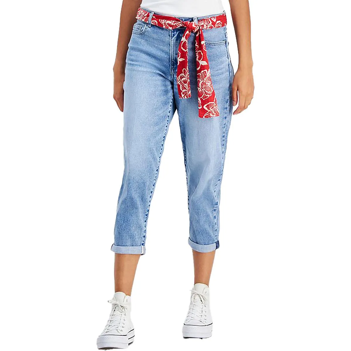 Nautica Jeans Co. Damen Straight Leg Capri Straight Leg Jeans