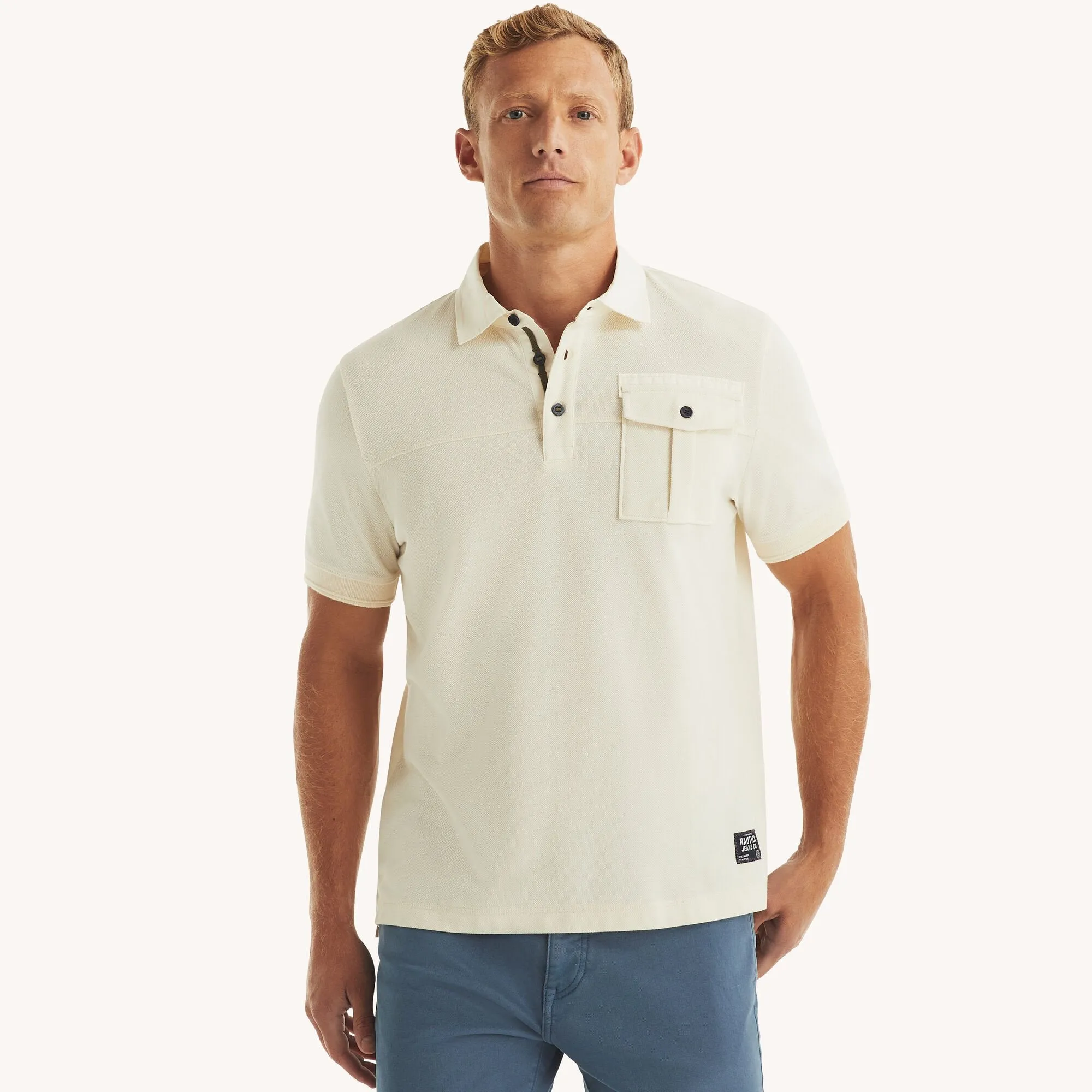 Nautica Herren Nautica Jeans Co. Classic Fit Polo