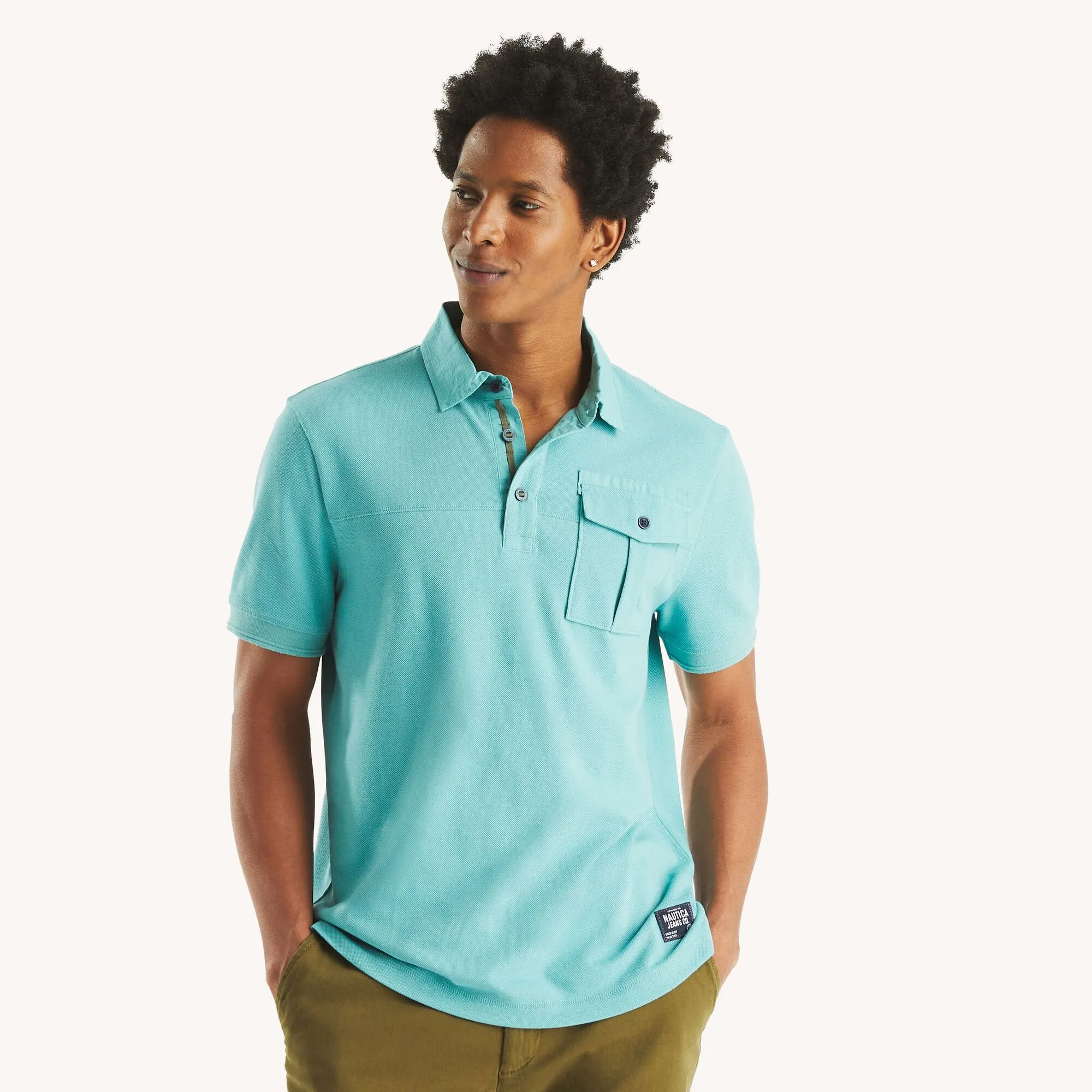 Nautica Herren Nautica Jeans Co. Classic Fit Polo