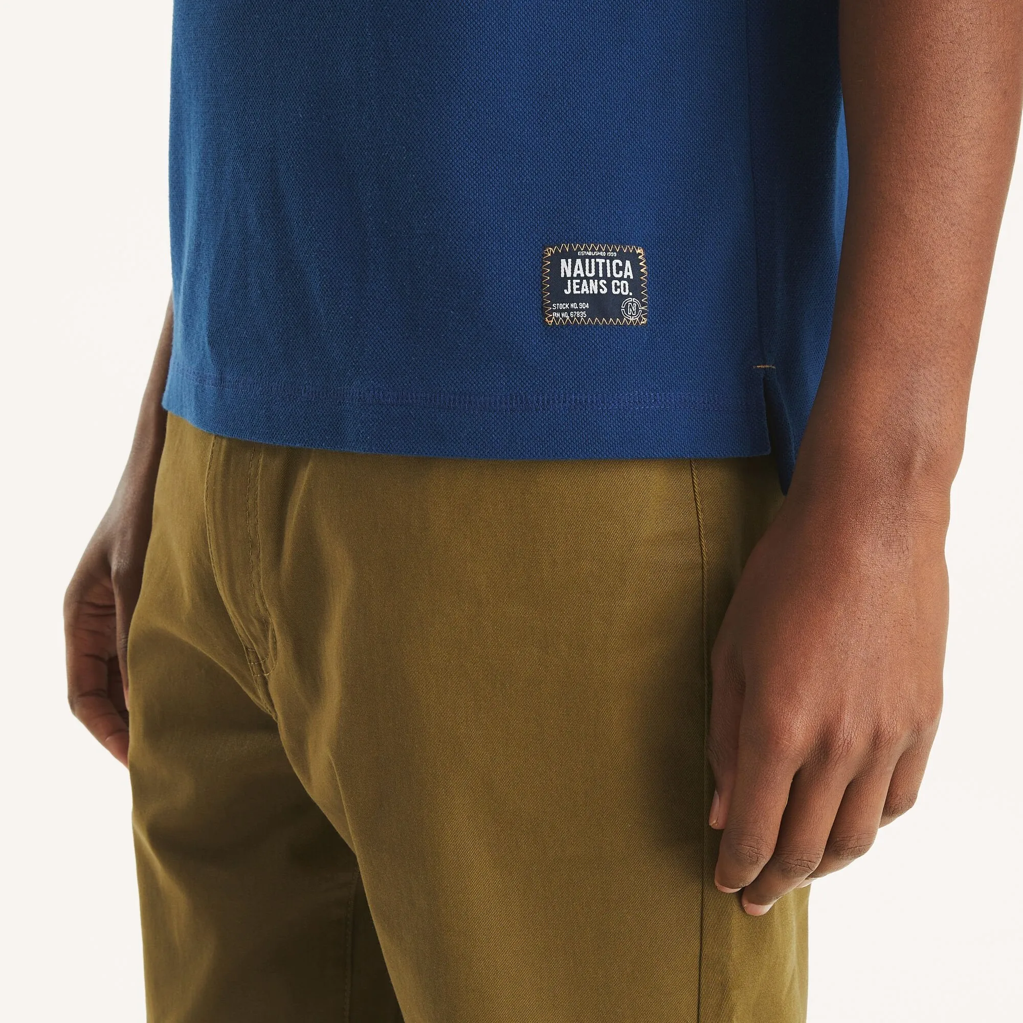 Nautica Herren Nautica Jeans Co. Classic Fit Polo