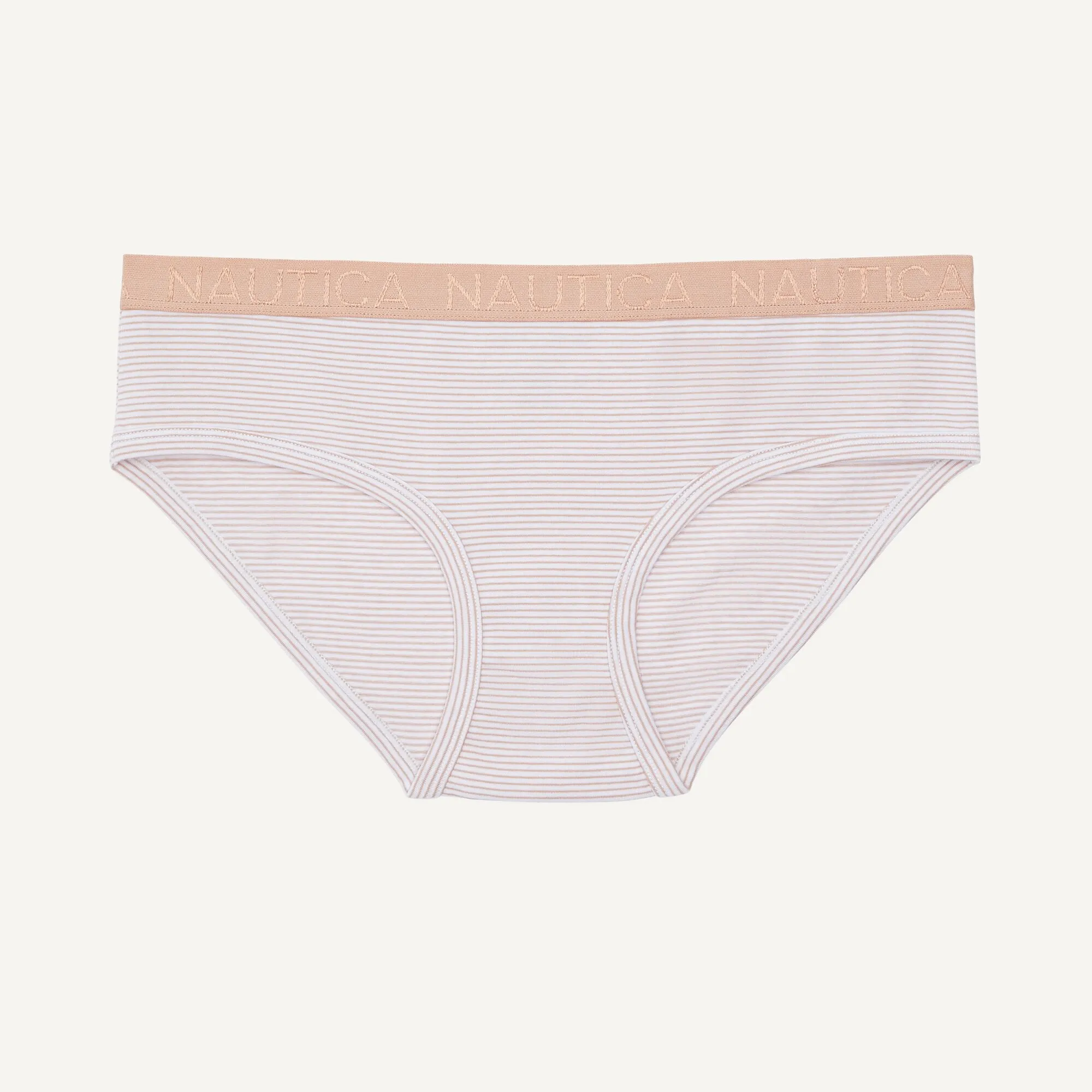 Nautica Damen Stretch-Baumwoll-Hipster-Slip, 5er-Pack