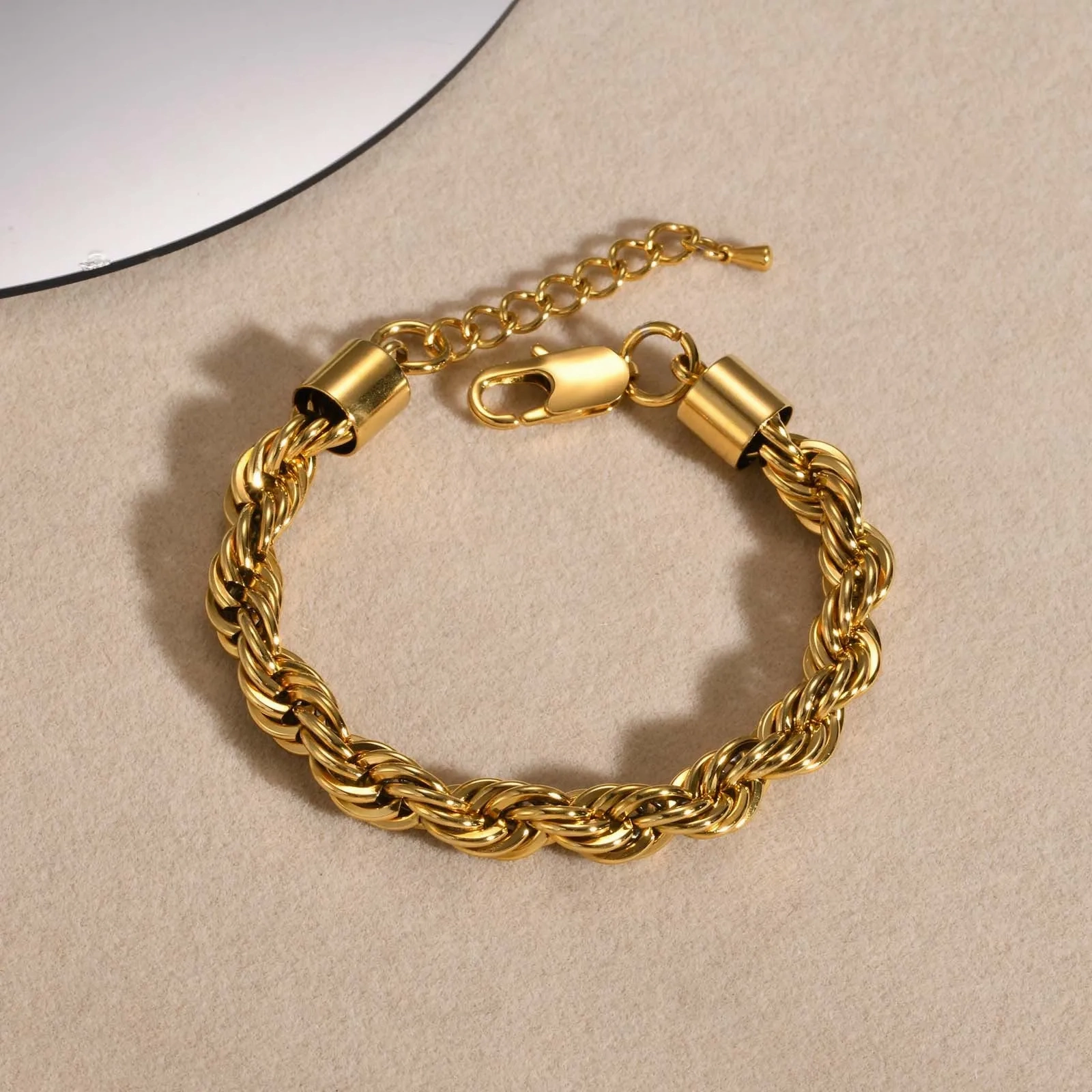 No-Tarnish Medical Twist Chain Necklace &amp; Bracelet