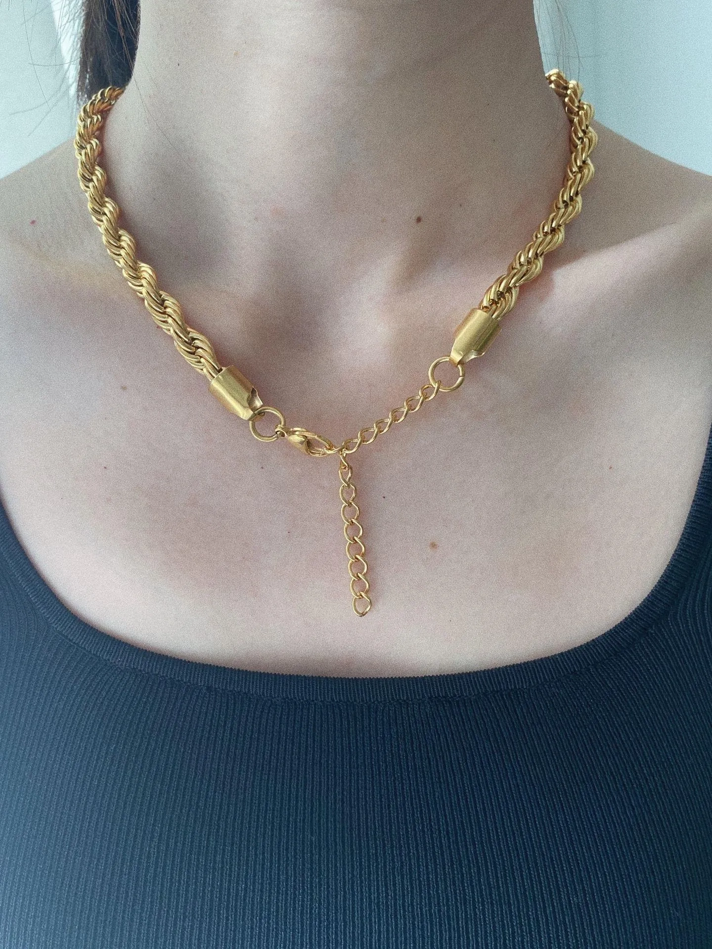 No-Tarnish Medical Twist Chain Necklace &amp; Bracelet