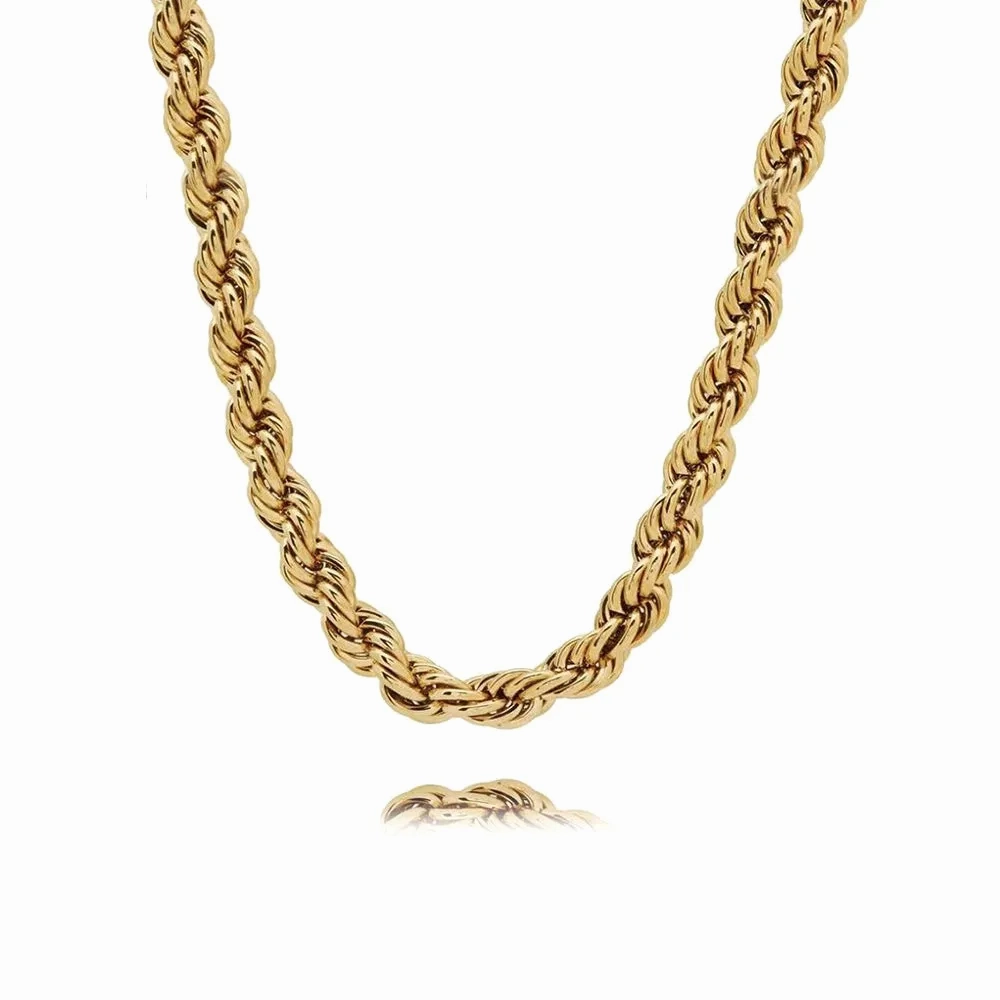No-Tarnish Medical Twist Chain Necklace &amp; Bracelet