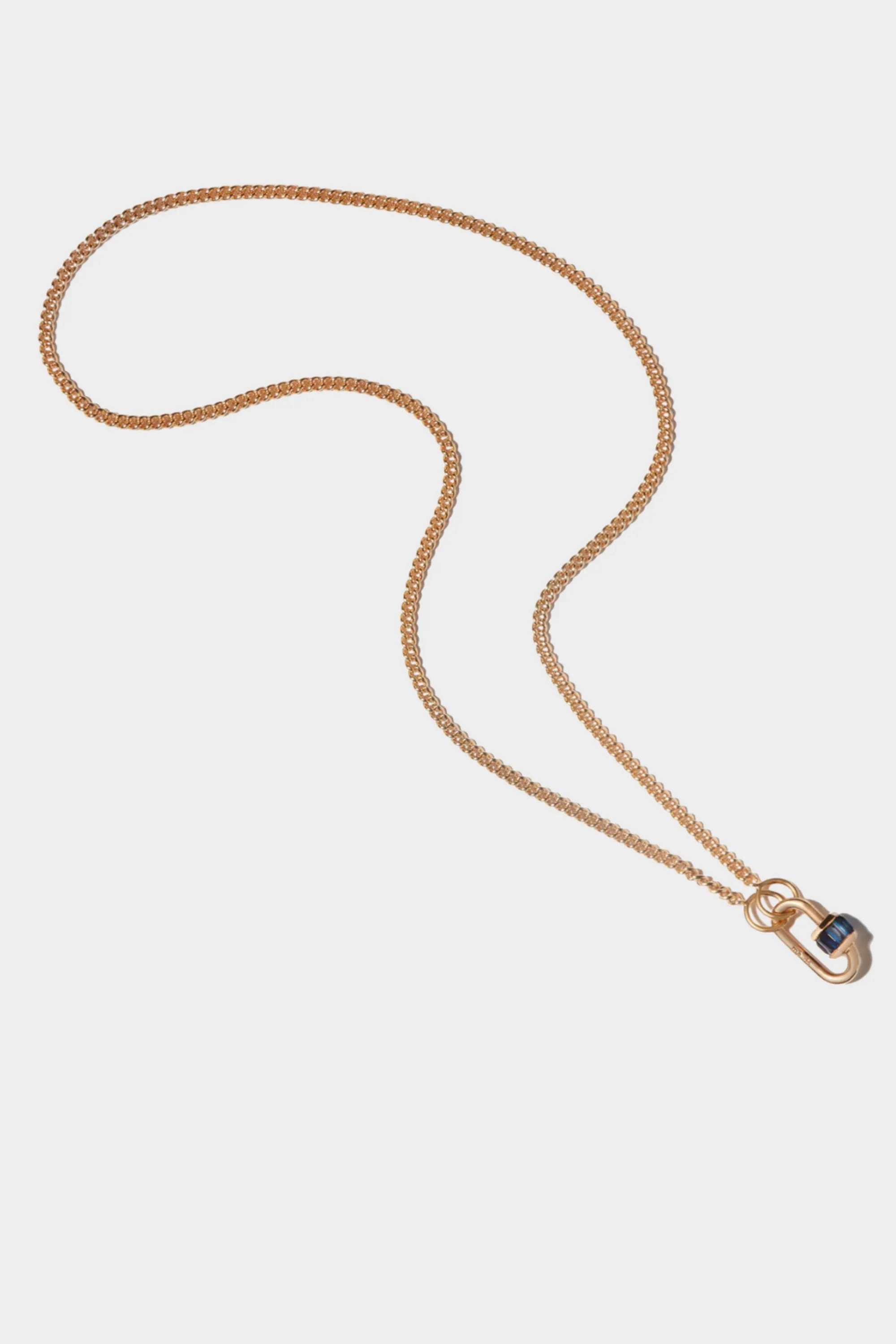 Not So Heavy Curb Chain - 18&quot;, Yellow Gold