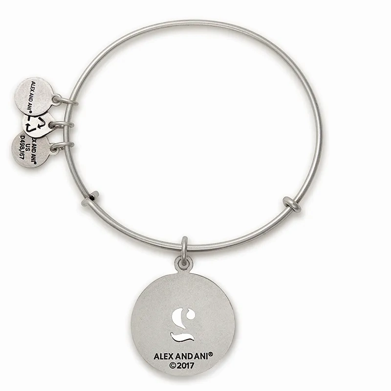 Number 2 Charm Bangle Bracelet